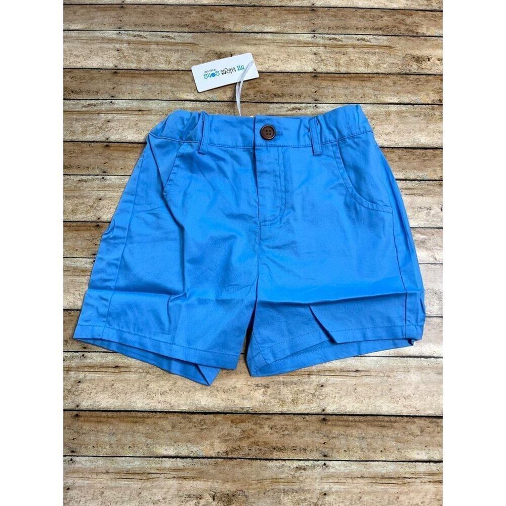 NWT My Three Sons by Evie's Closet Blue Shorts 8